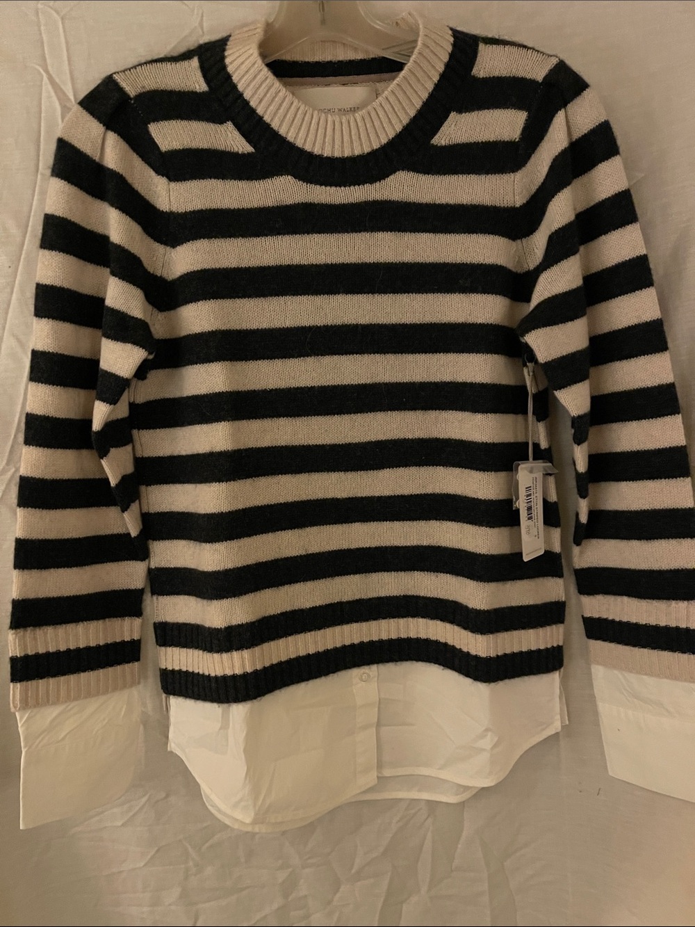 New with tags Brochu Walker cashmere and wool sweater - Picture 3 of 10